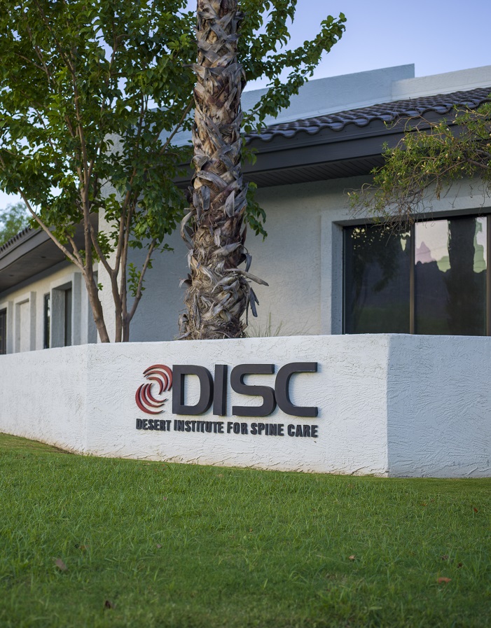 DISC Signage In Front of Building
